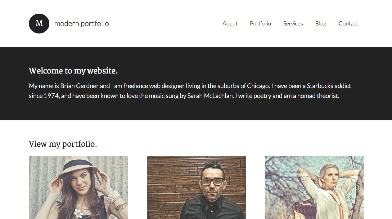 Modern Portfolio